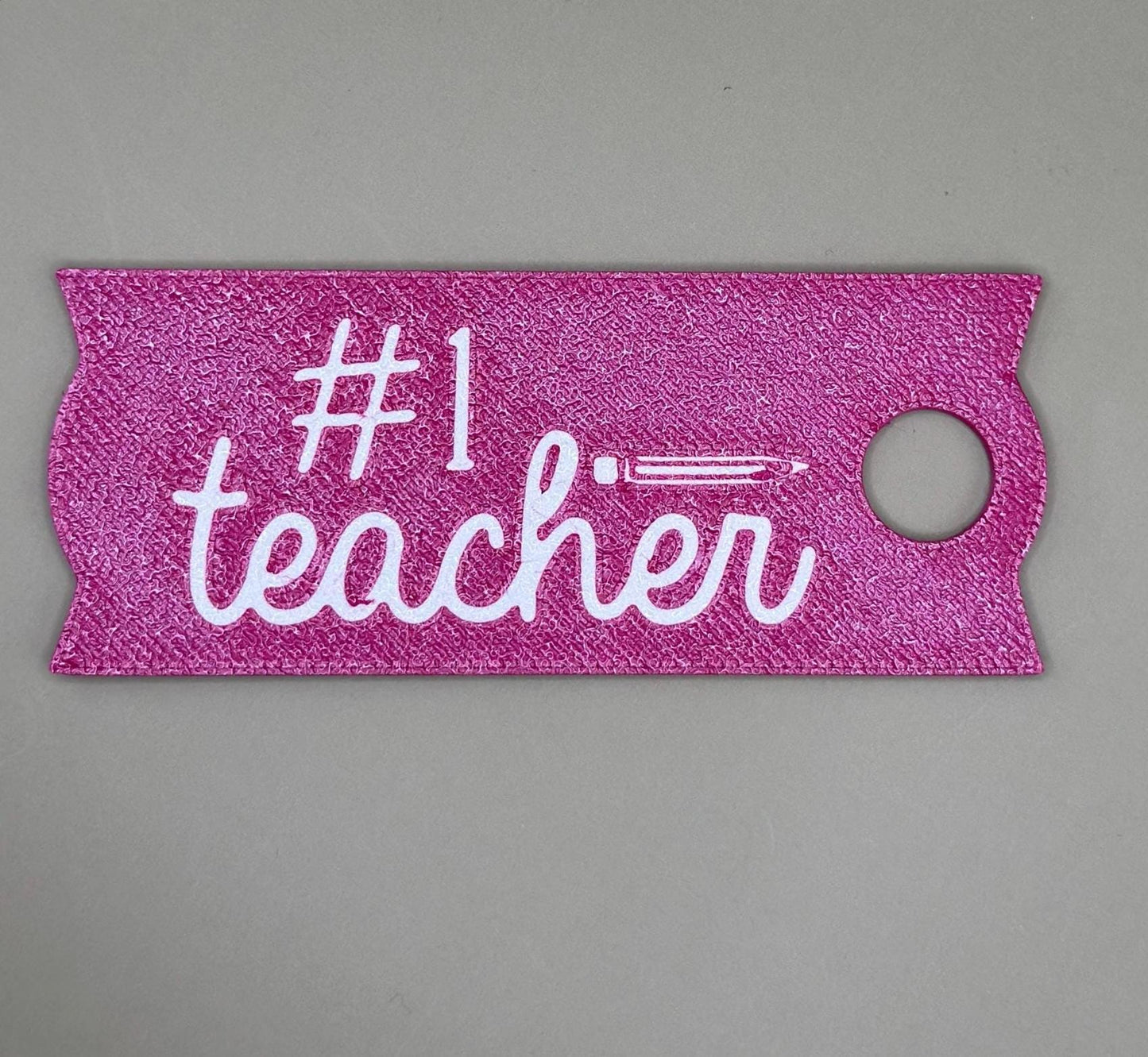 Teacher Tumbler Topper for Stanley 40oz | Custom Durable Lid Accessory Gift for Educators & Teachers