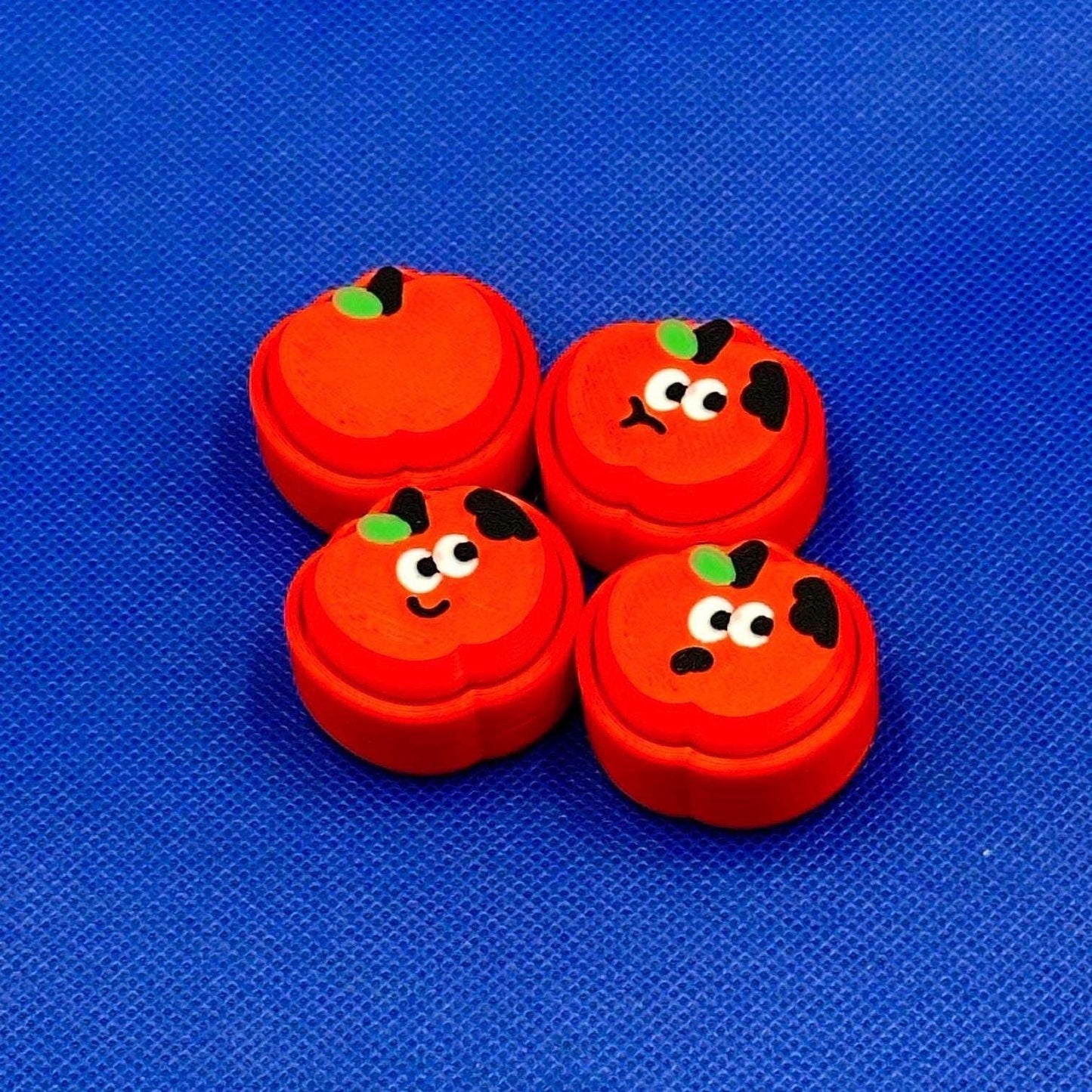 Colorful Clicker Fruit Fidgets Keychain | 3D Printed Emoji Faces for Stress Relief & Fun Party Favors Gift Idea