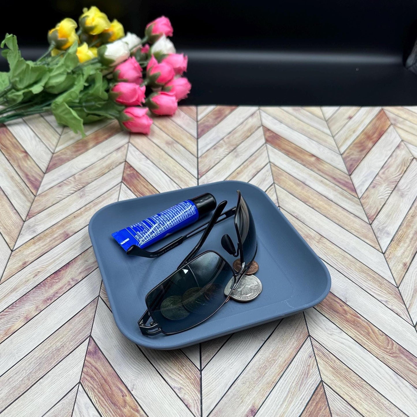 Minimalist Small Catchall Tray for Keys/Jewelry Organizer - Stylish Gift for Minimalist Homes & Entryway Décor