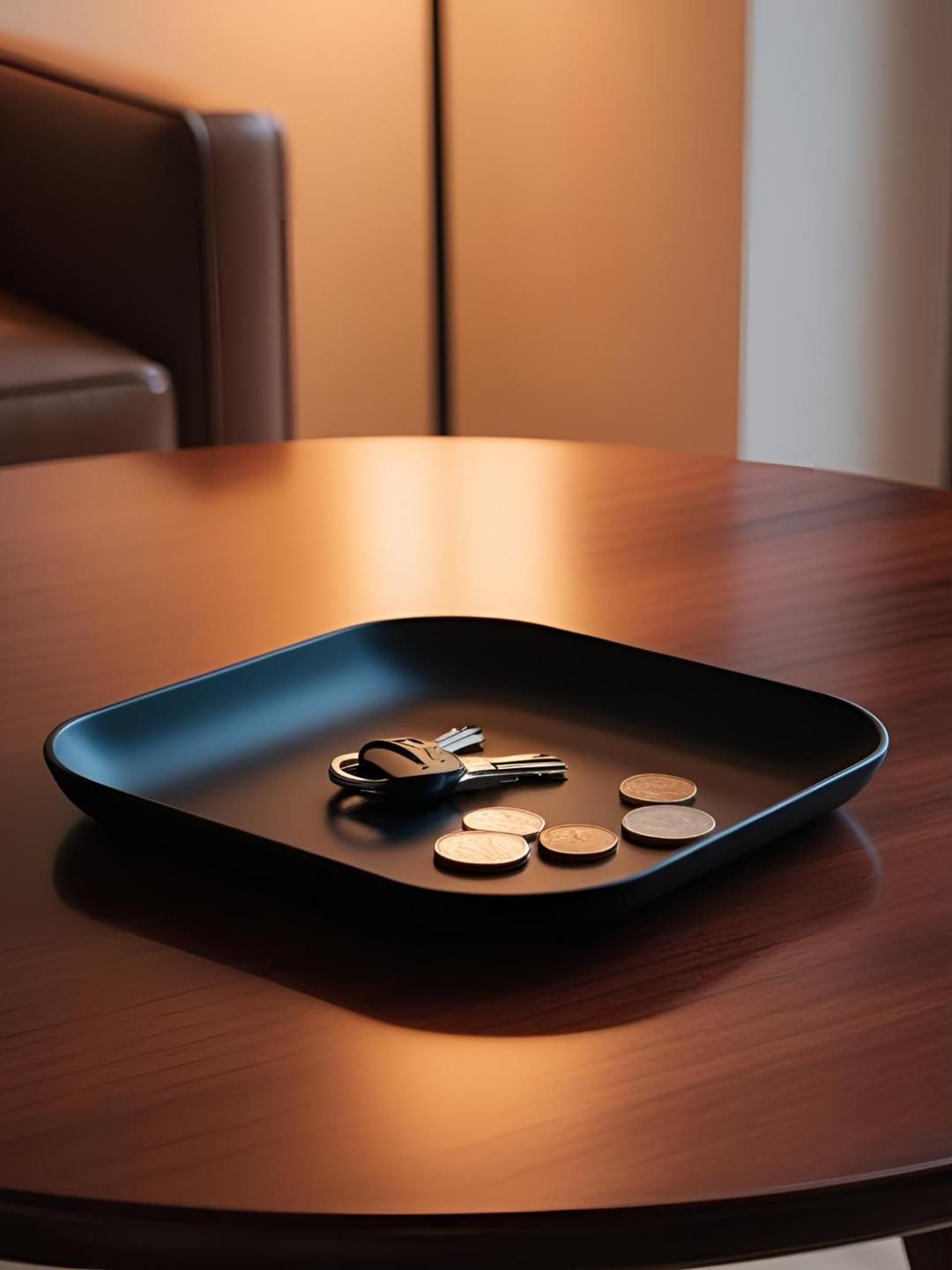 Minimalist Small Catchall Tray for Keys/Jewelry Organizer - Stylish Gift for Minimalist Homes & Entryway Décor