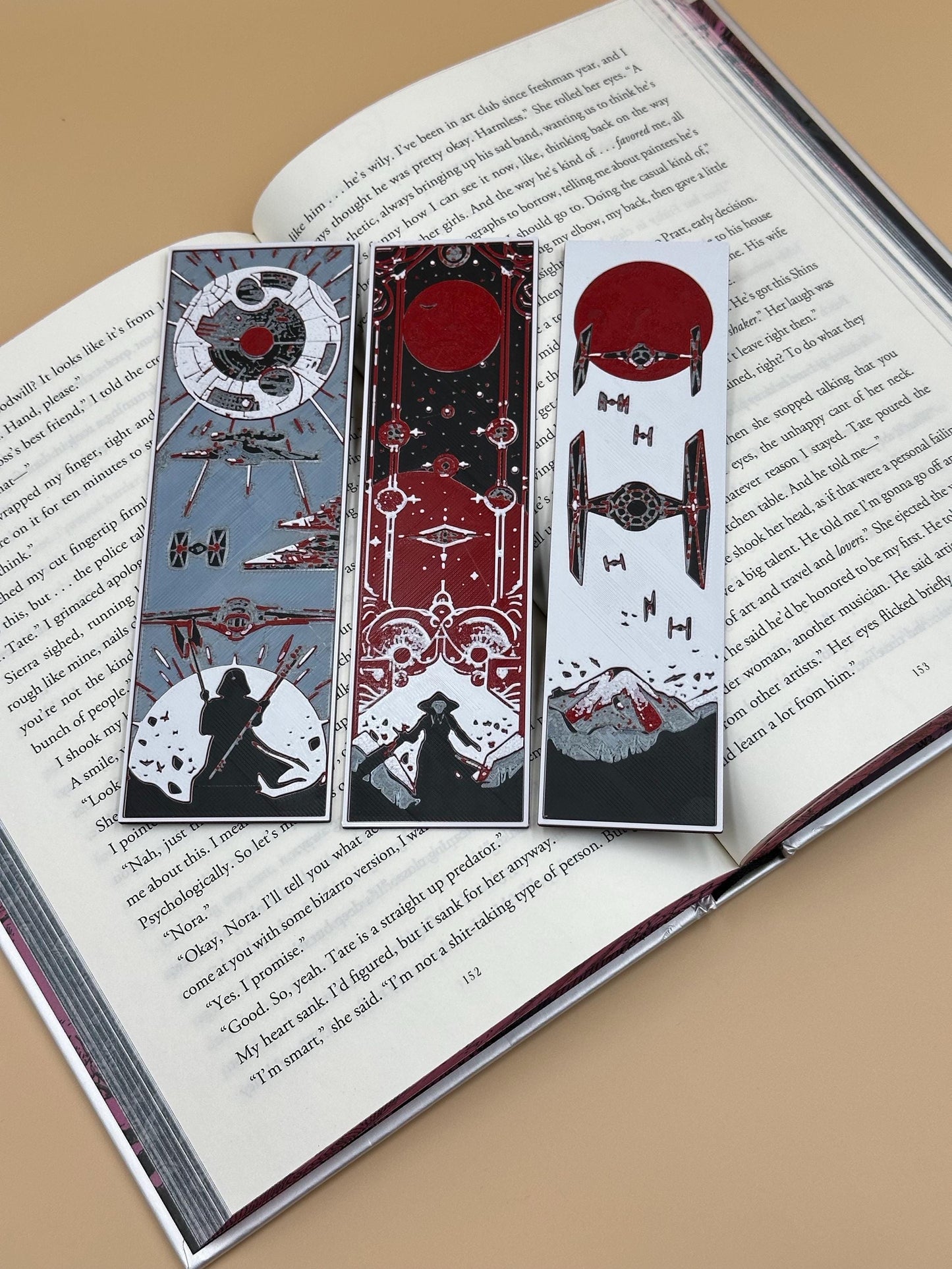 3D Printed Sci-Fi Bookmarks: Geeky Book Lover Gift Set