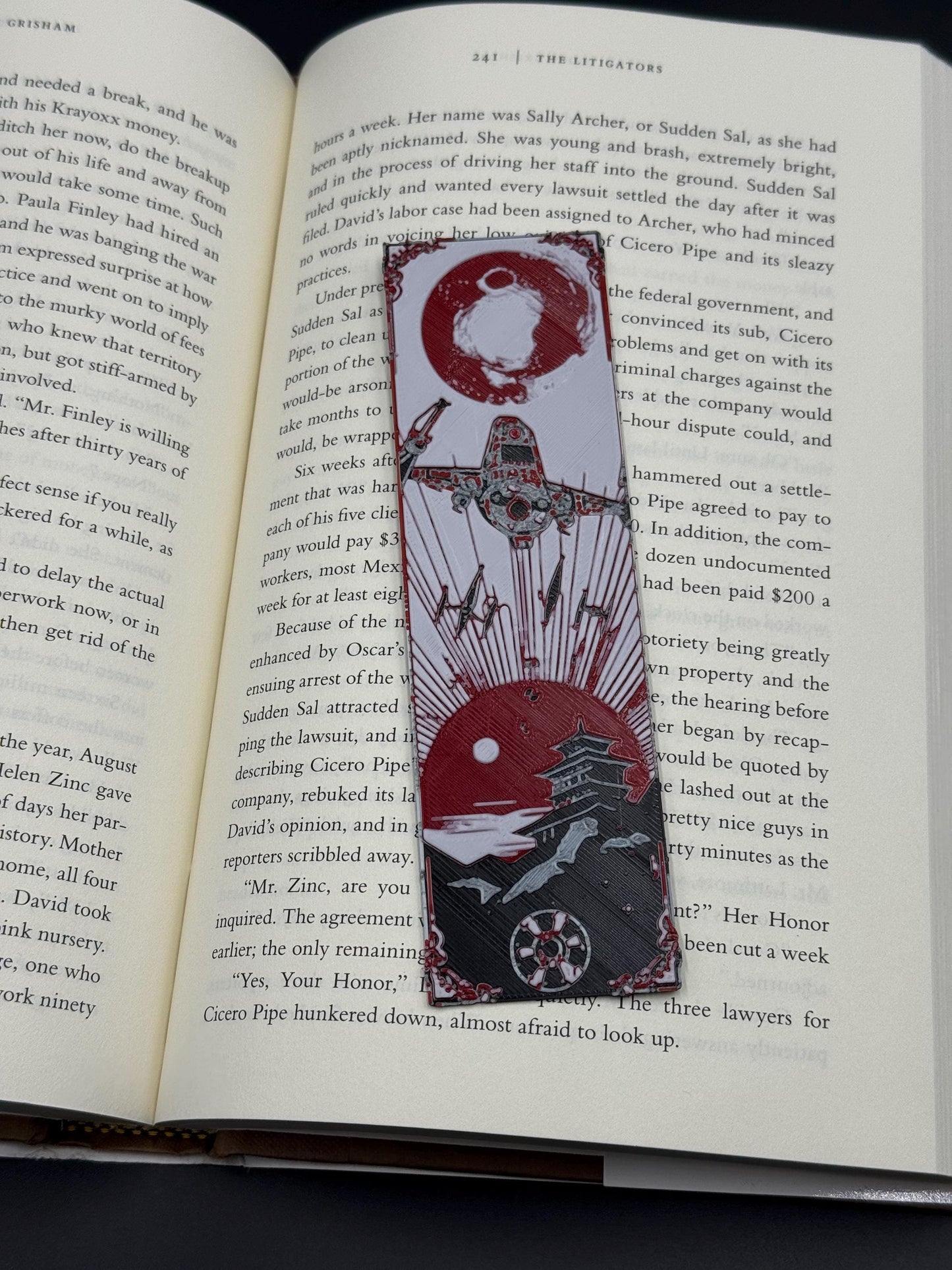 Sci-Fi Bookmarks Set of 3, 3D Printed Gifts for Book Lovers, Geeky Reading Accessories