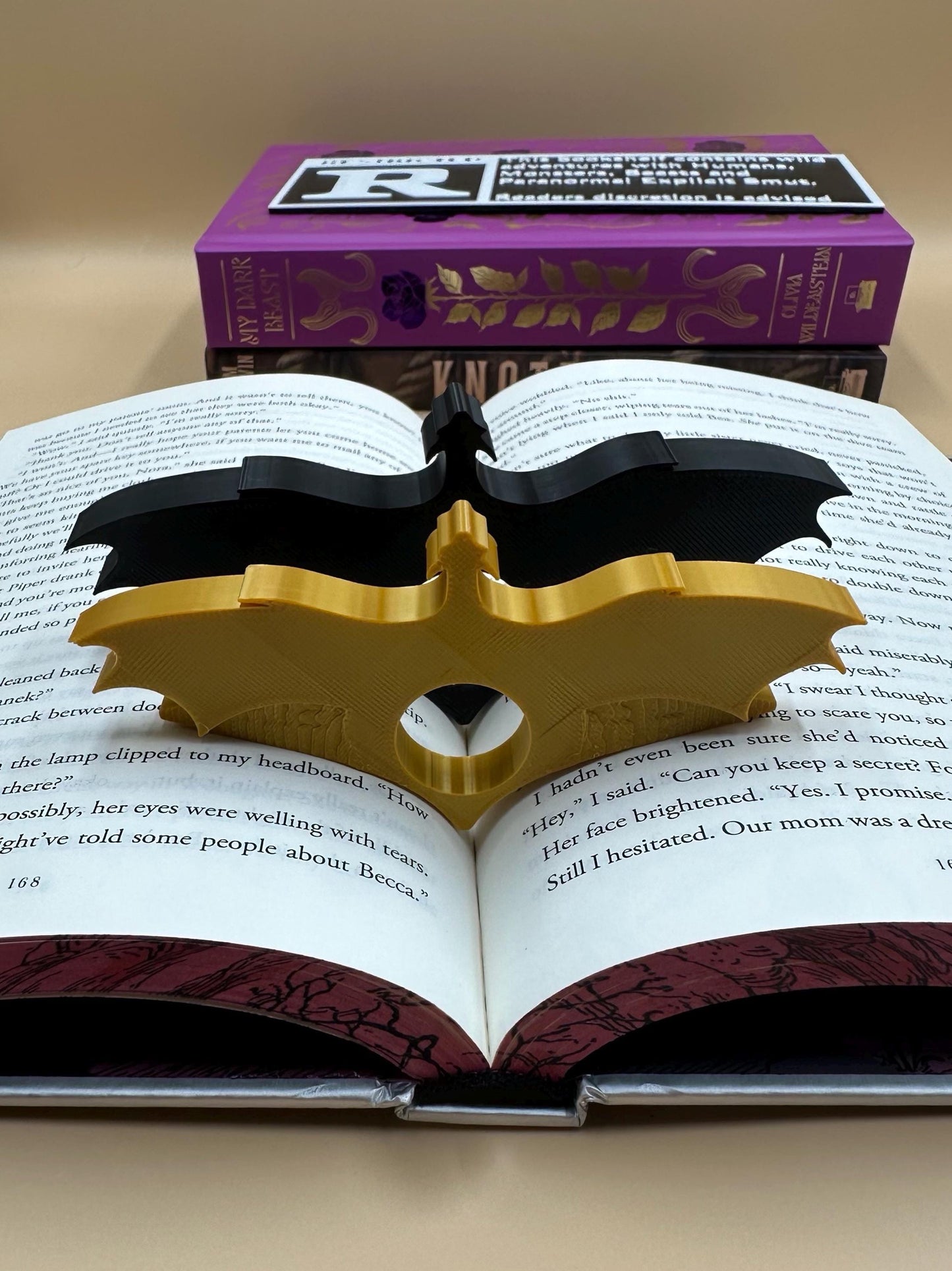3D Printed Dragon Page Holder: Unique Book Accessory