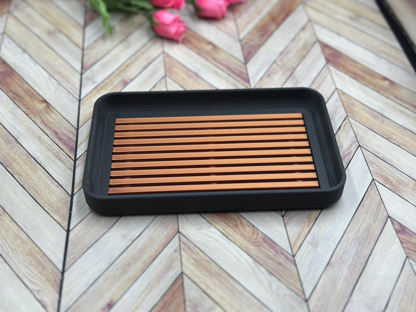 2 Tone Soap Tray Bathroom Accessory Handmade Modern Soap Holder Gift