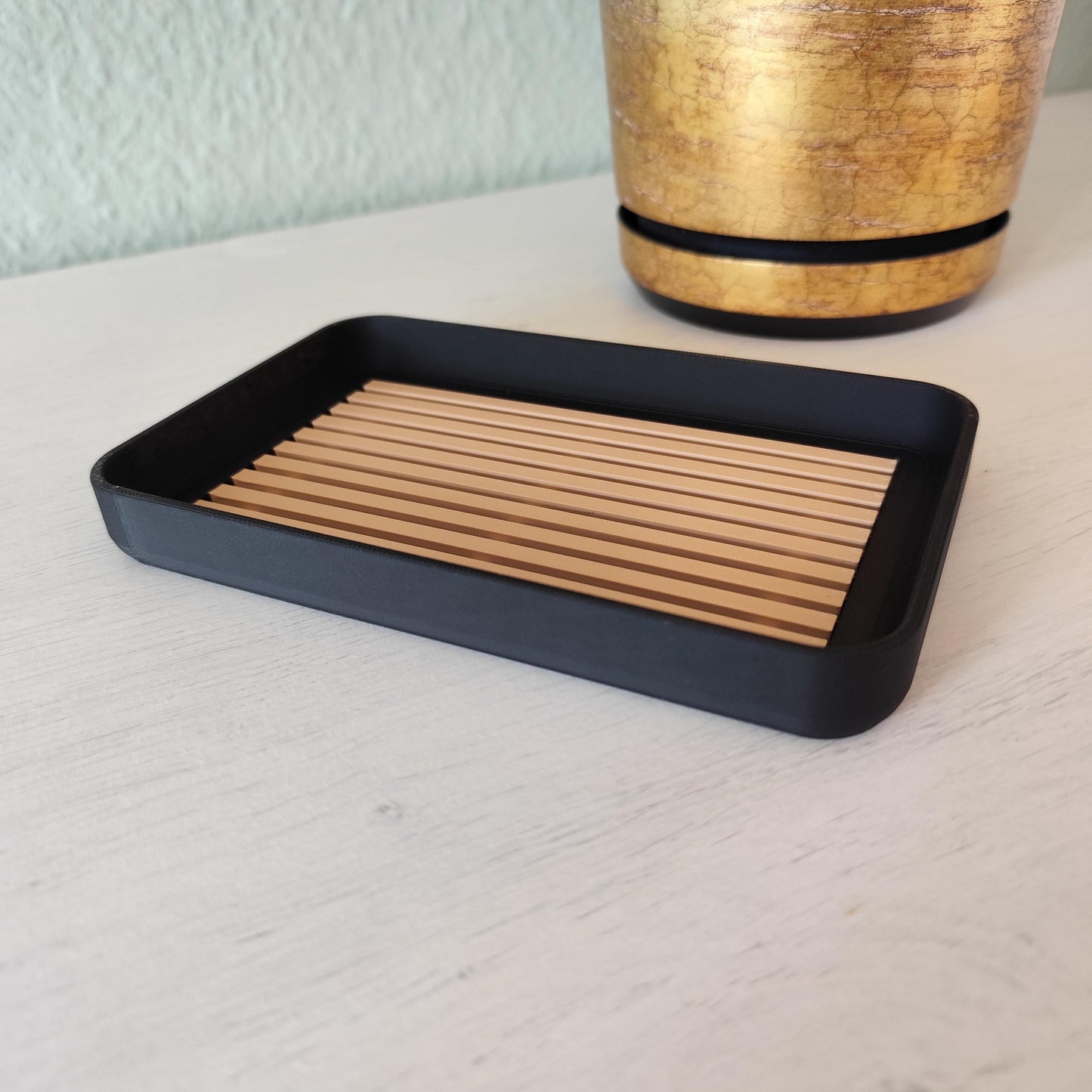 2 Tone Soap Tray Bathroom Accessory Handmade Modern Soap Holder Gift