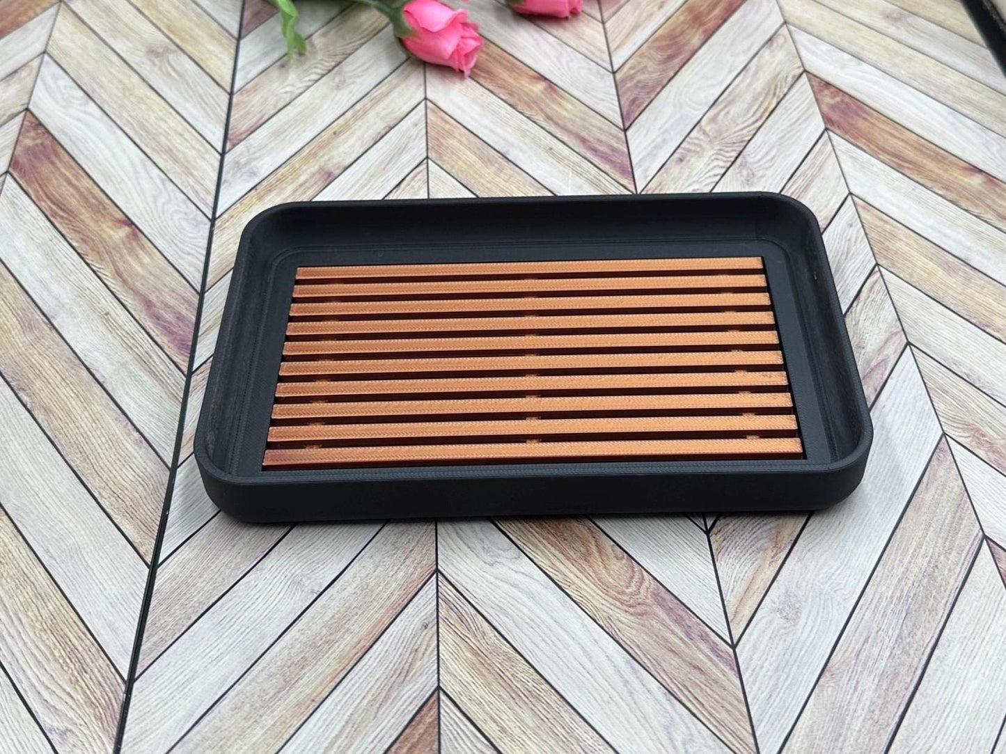 2 Tone Soap Tray Bathroom Accessory Handmade Modern Soap Holder Gift