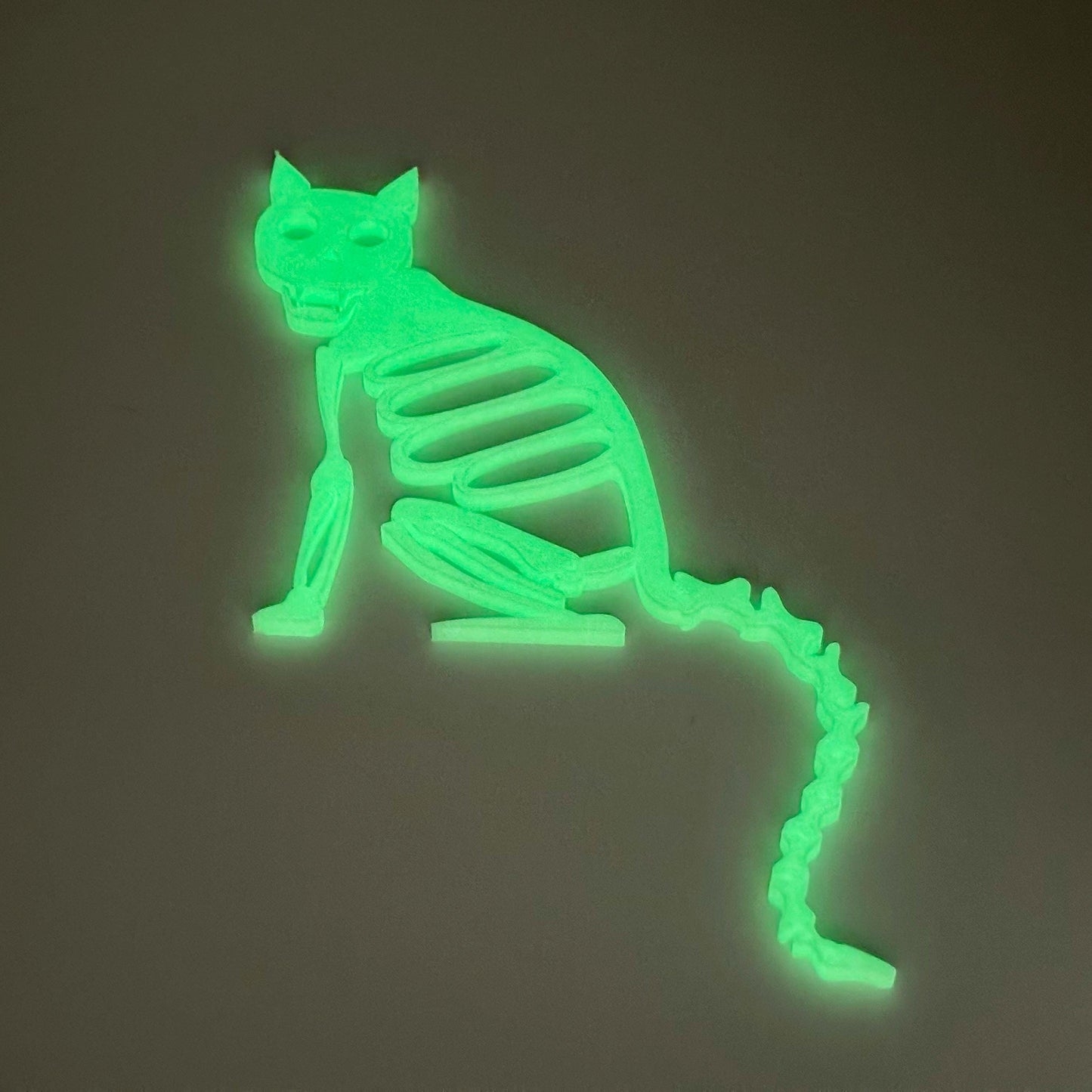 Skeleton Cat Door Corner Protector: Gothic Halloween Decor