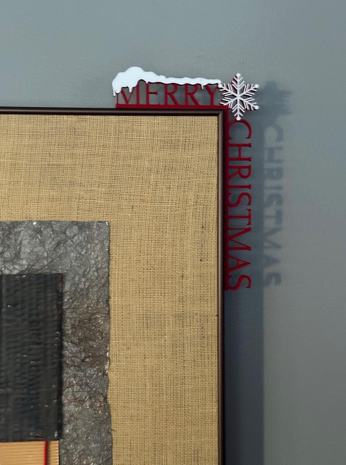 Merry Christmas Entryway Snowflake Decor – Festive Door Corner & Wall Decoration for Holiday Home