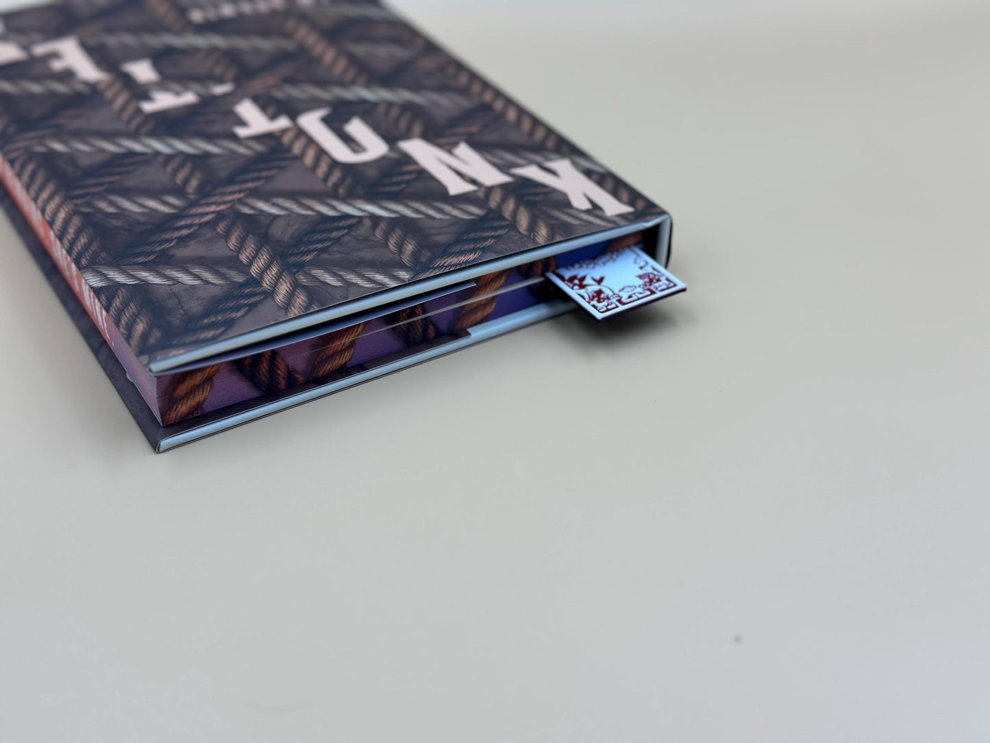 3D Printed Dragon Bookmark Set: Red & White Blossom Design