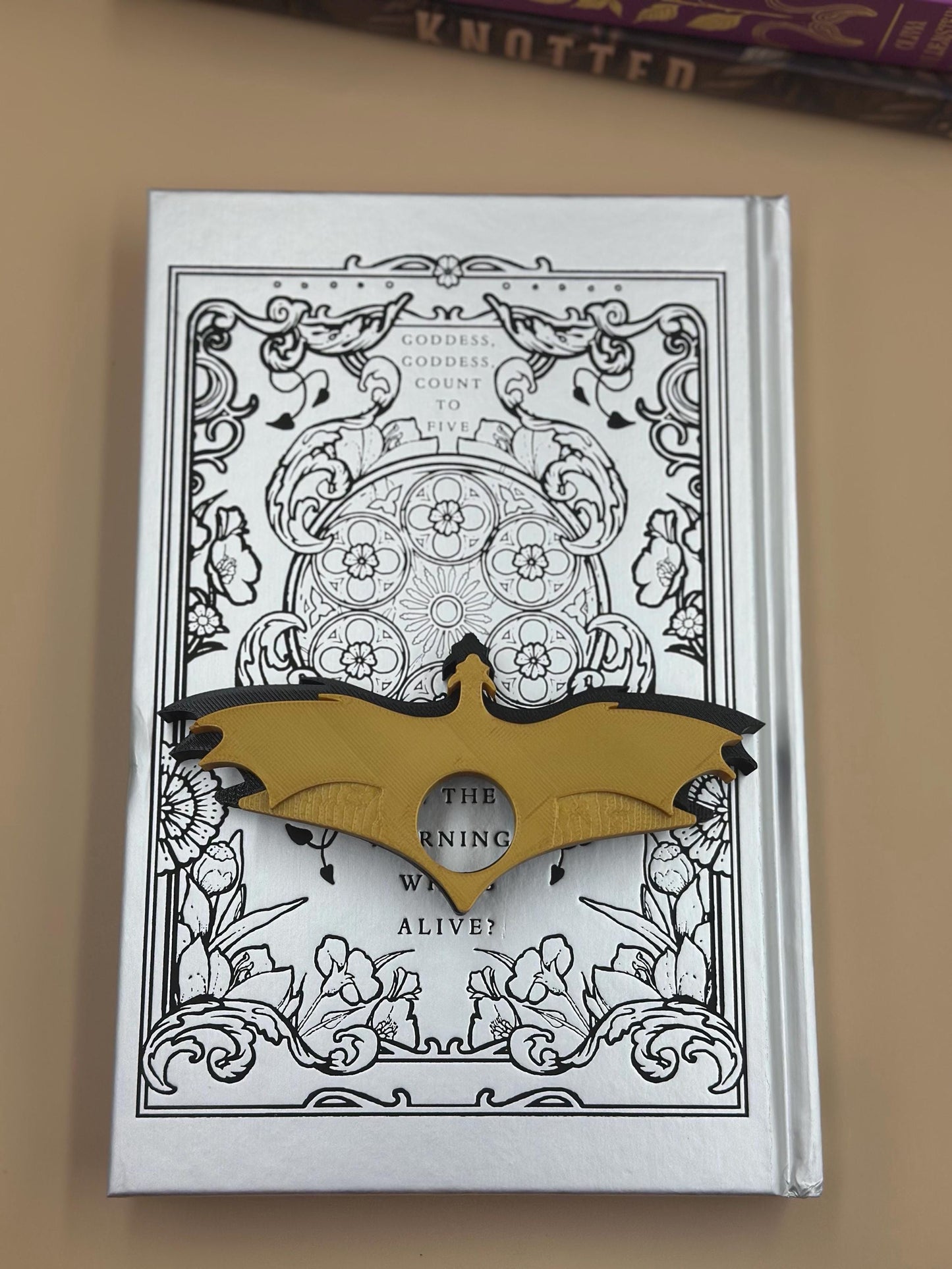 3D Printed Dragon Page Holder: Unique Book Accessory