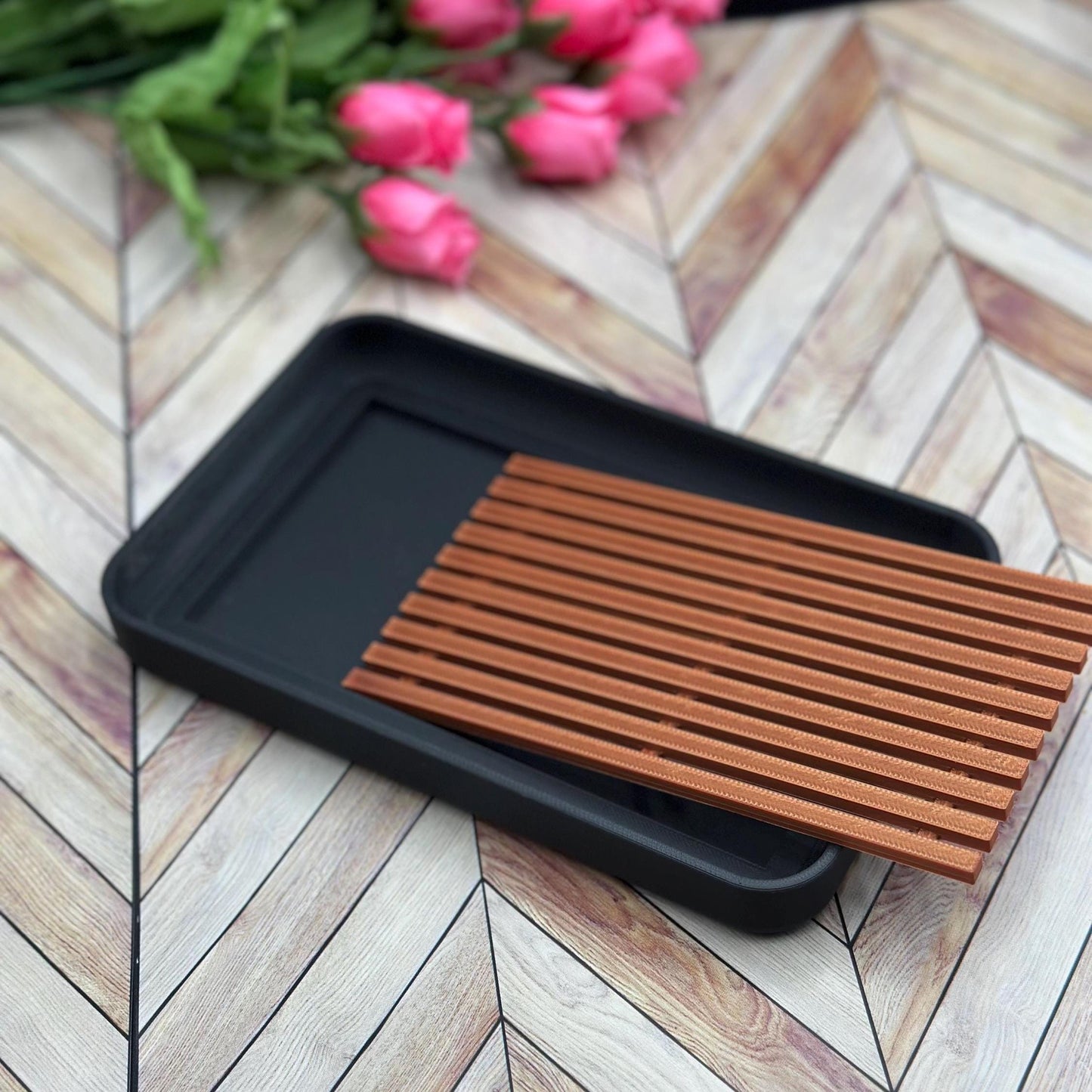 2 Tone Soap Tray Bathroom Accessory Handmade Modern Soap Holder Gift