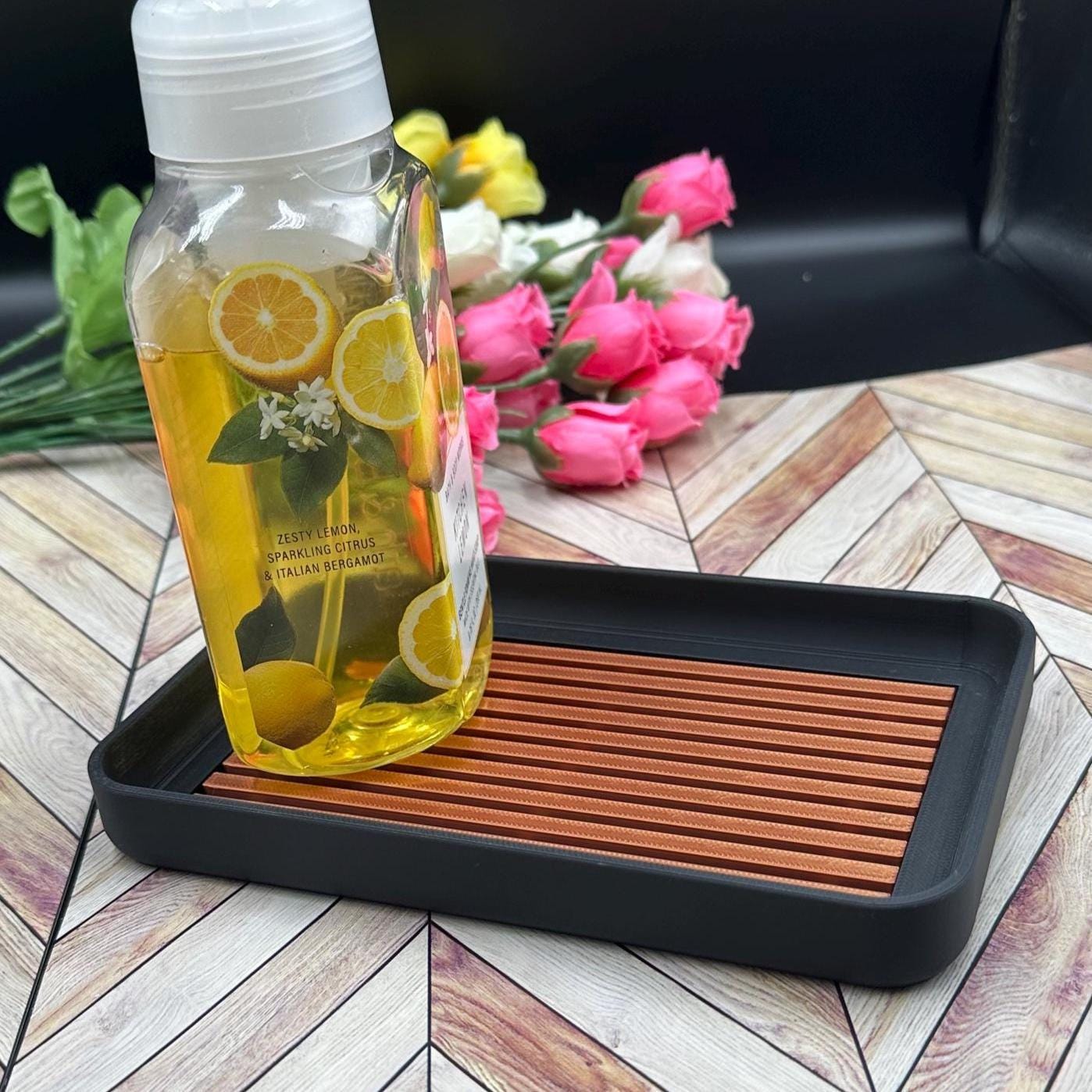 2 Tone Soap Tray Bathroom Accessory Handmade Modern Soap Holder Gift