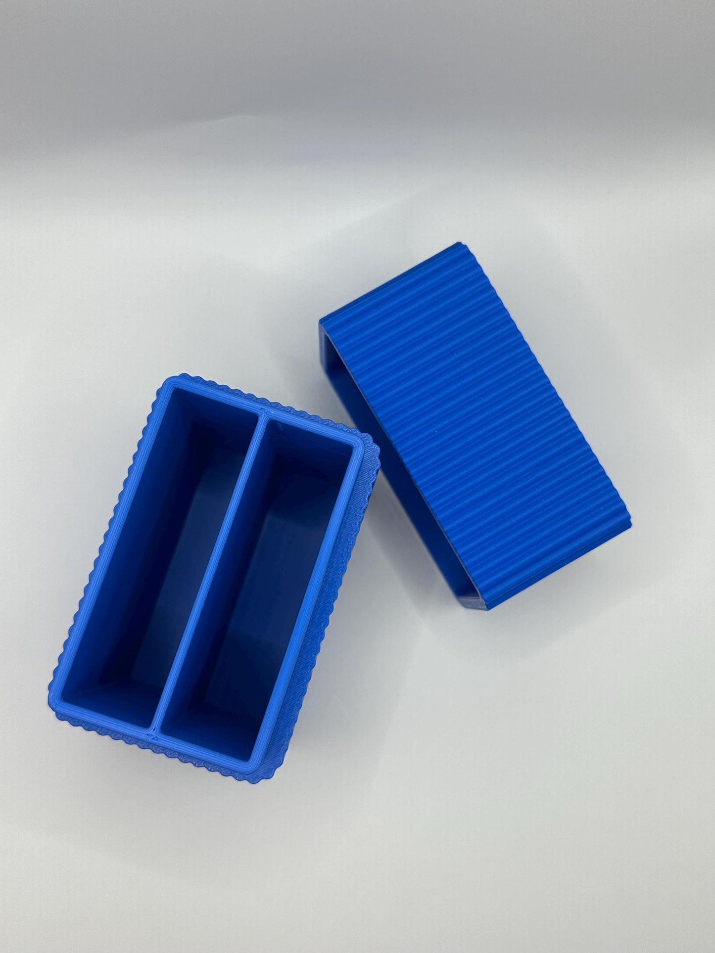 Double Deck Vertical Card Deck Holder 3D Printed Organizer Stand, Durable Game Accessory for Home & Travel Storage Ideal for any card game
