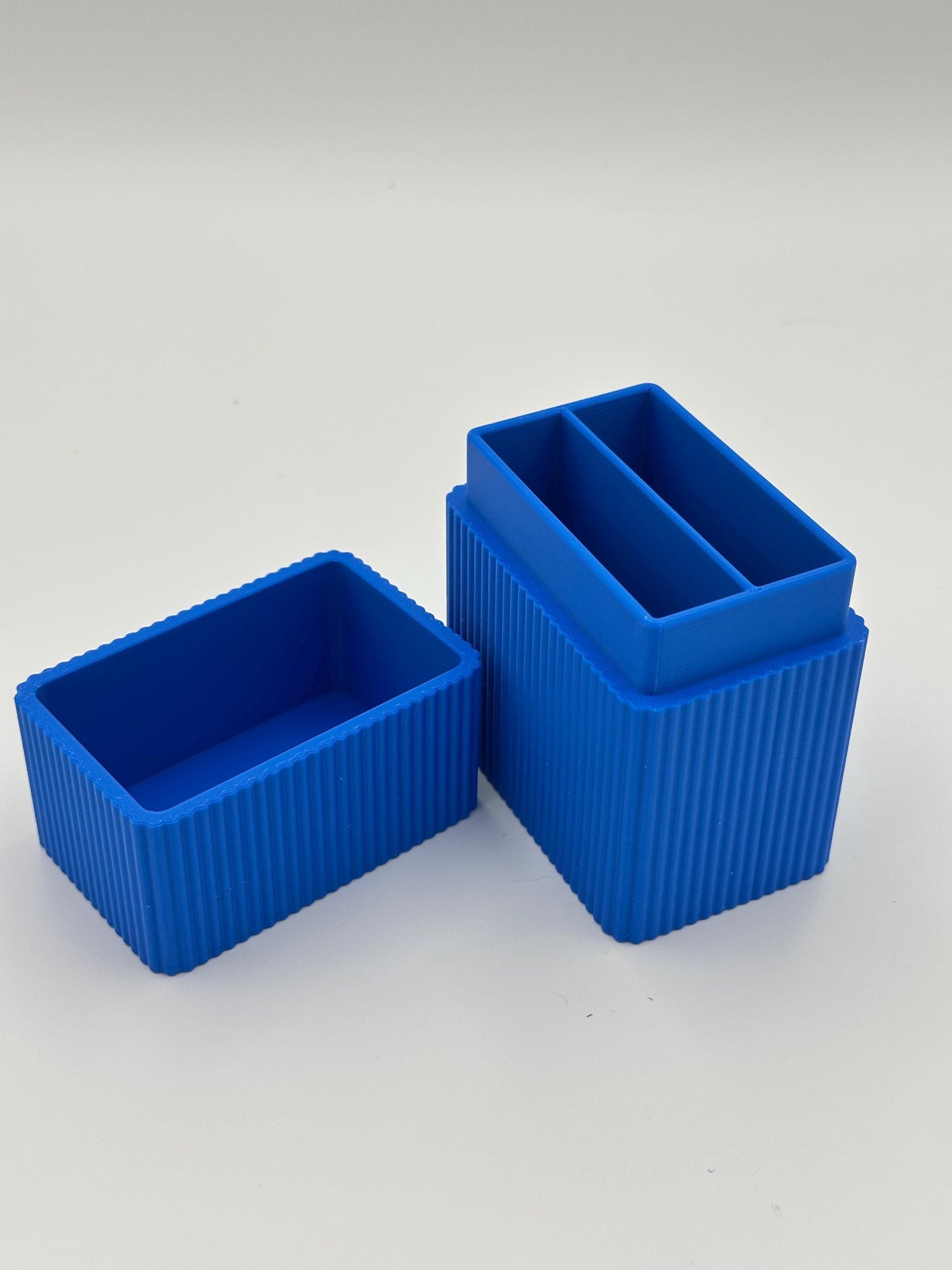Double Deck Vertical Card Deck Holder 3D Printed Organizer Stand, Durable Game Accessory for Home & Travel Storage Ideal for any card game
