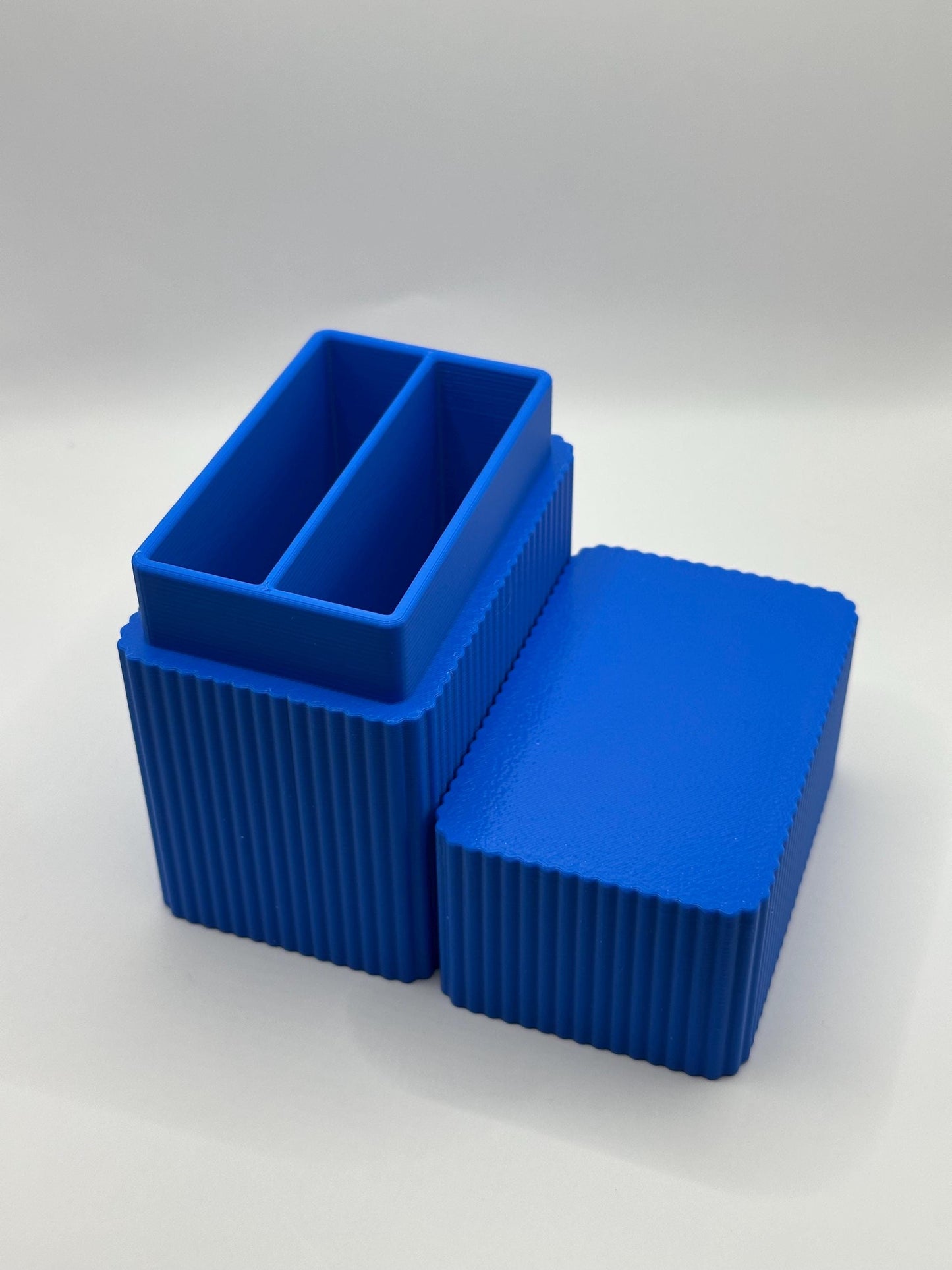 Double Deck Vertical Card Deck Holder 3D Printed Organizer Stand, Durable Game Accessory for Home & Travel Storage Ideal for any card game