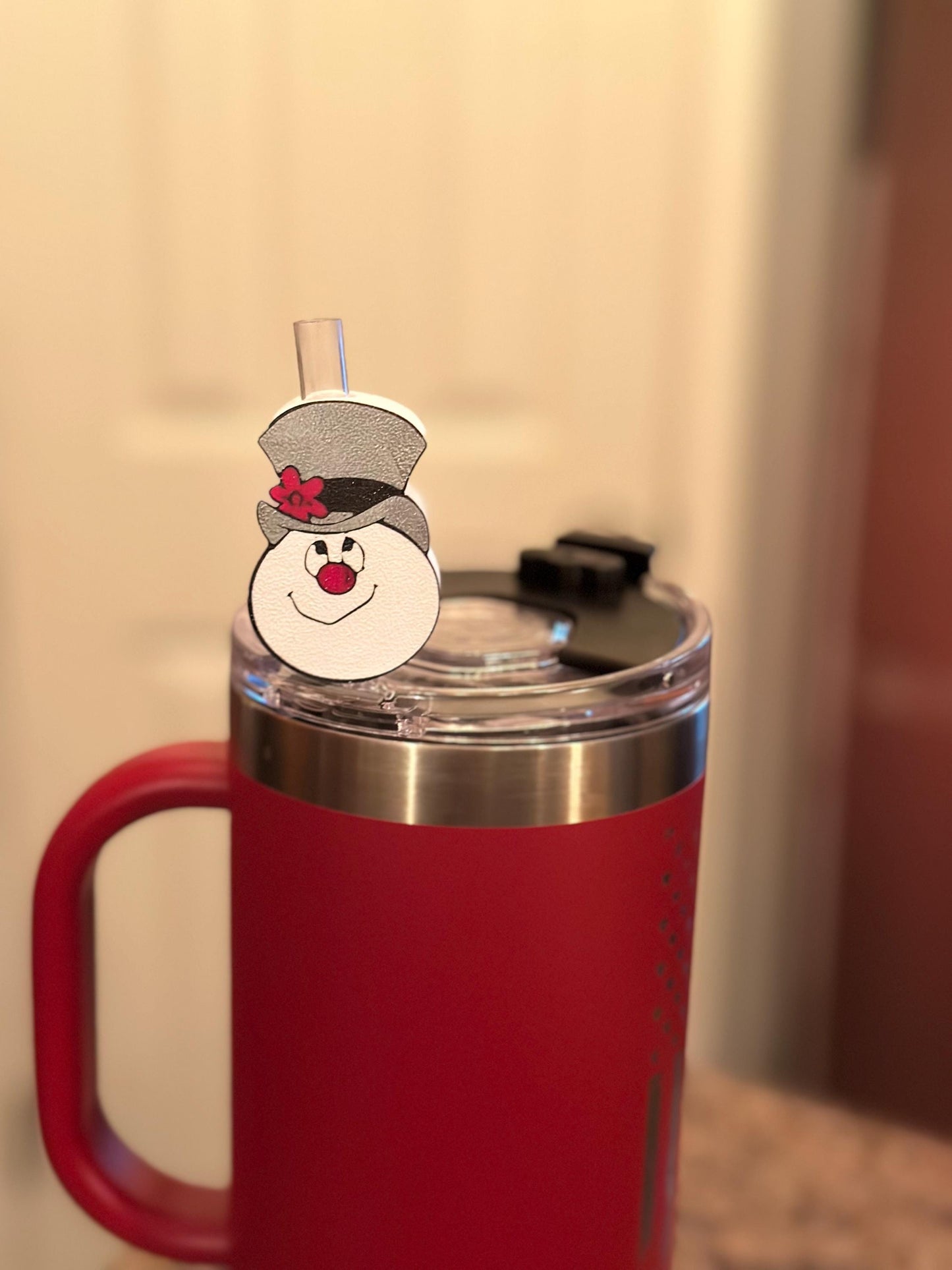 Frosty Tumbler Straw Slides/Charm/Topper