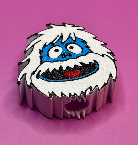 Abominable Snowman Tumbler Straw Slide, Topper, Charm