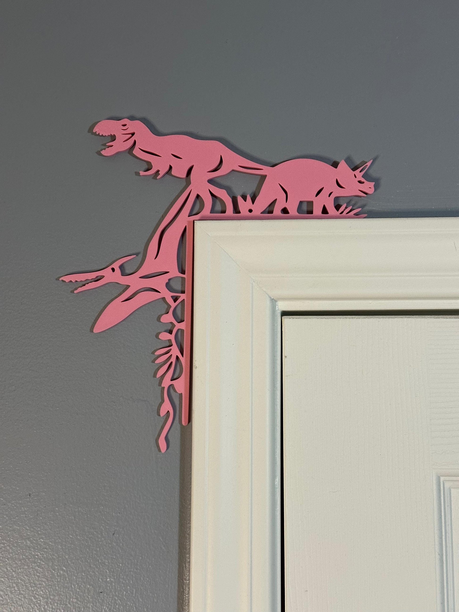 Bringing the Mesozoic Era Home: Dinosaur Door Corner Decor