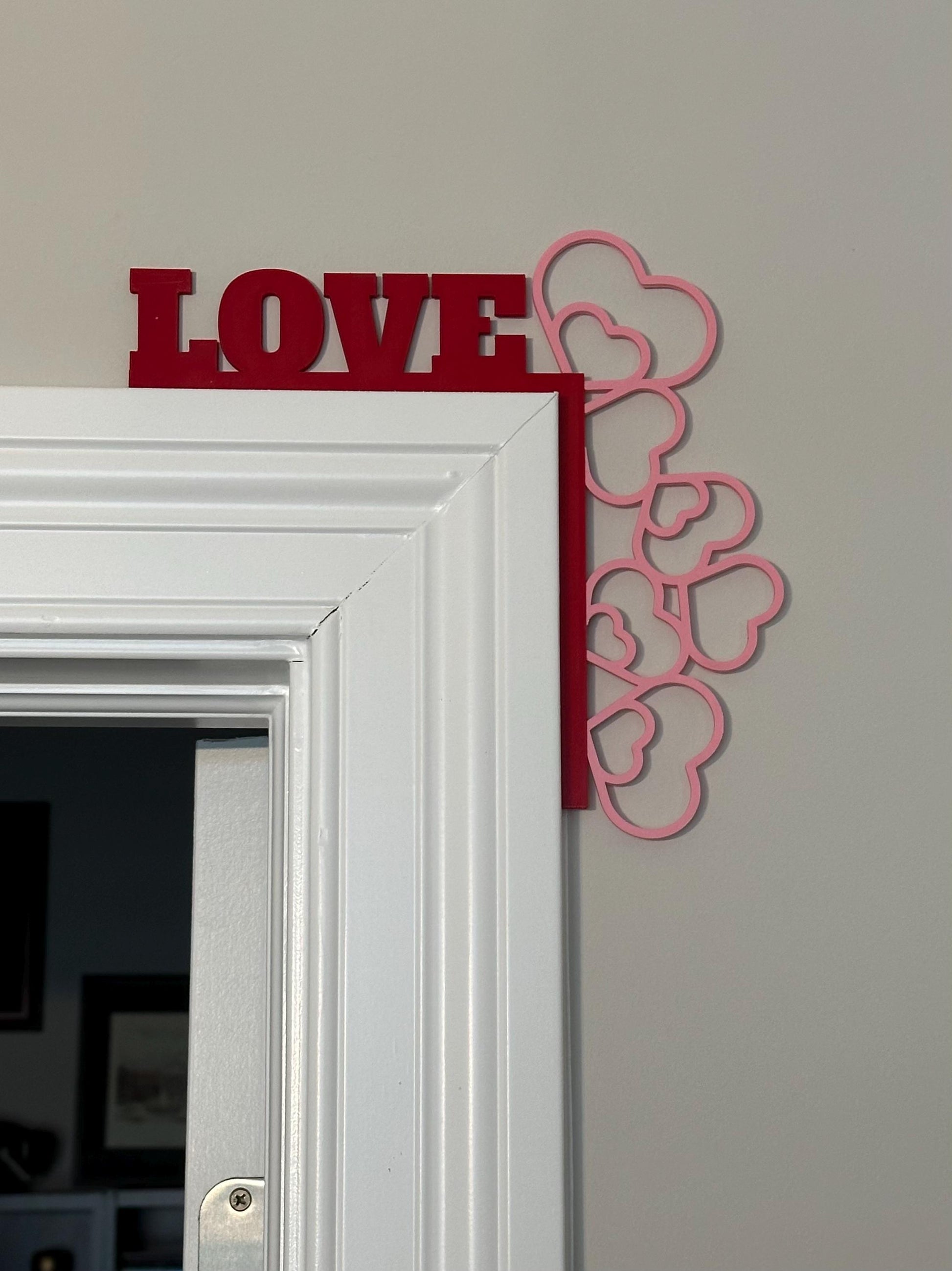 Spread Love in Style - Love Hearts Door Corner