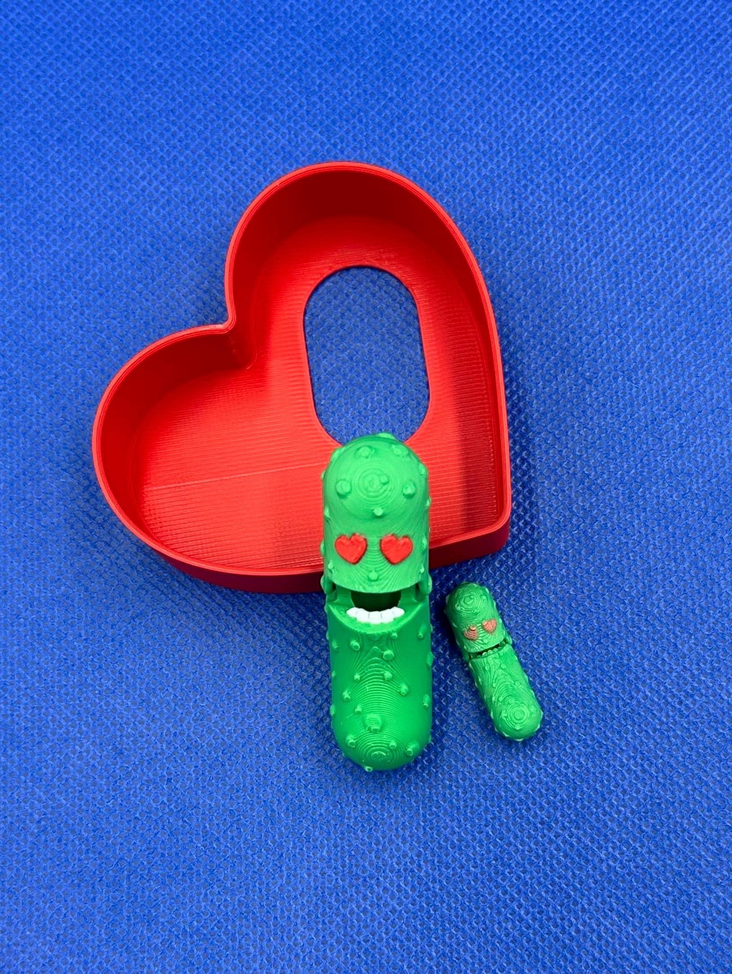 Pickle Lover Valentine Gift Set with Heart Shaped Box