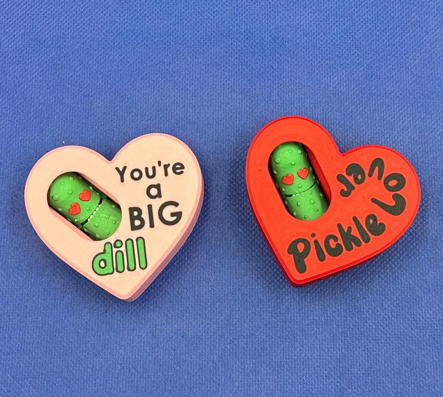 Pickle Lover Valentine Gift Set with Heart Shaped Box