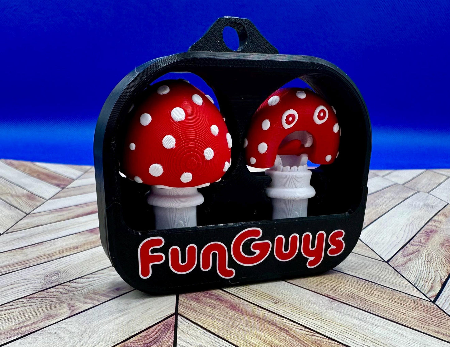 Colorful Fun Guys Mushroom Figures - Interactive Articulated Toy Set