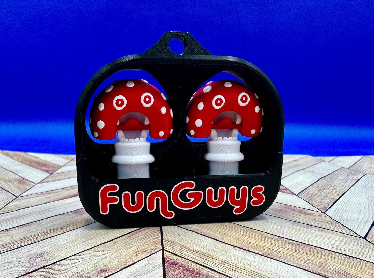 Colorful Fun Guys Mushroom Figures - Interactive Articulated Toy Set