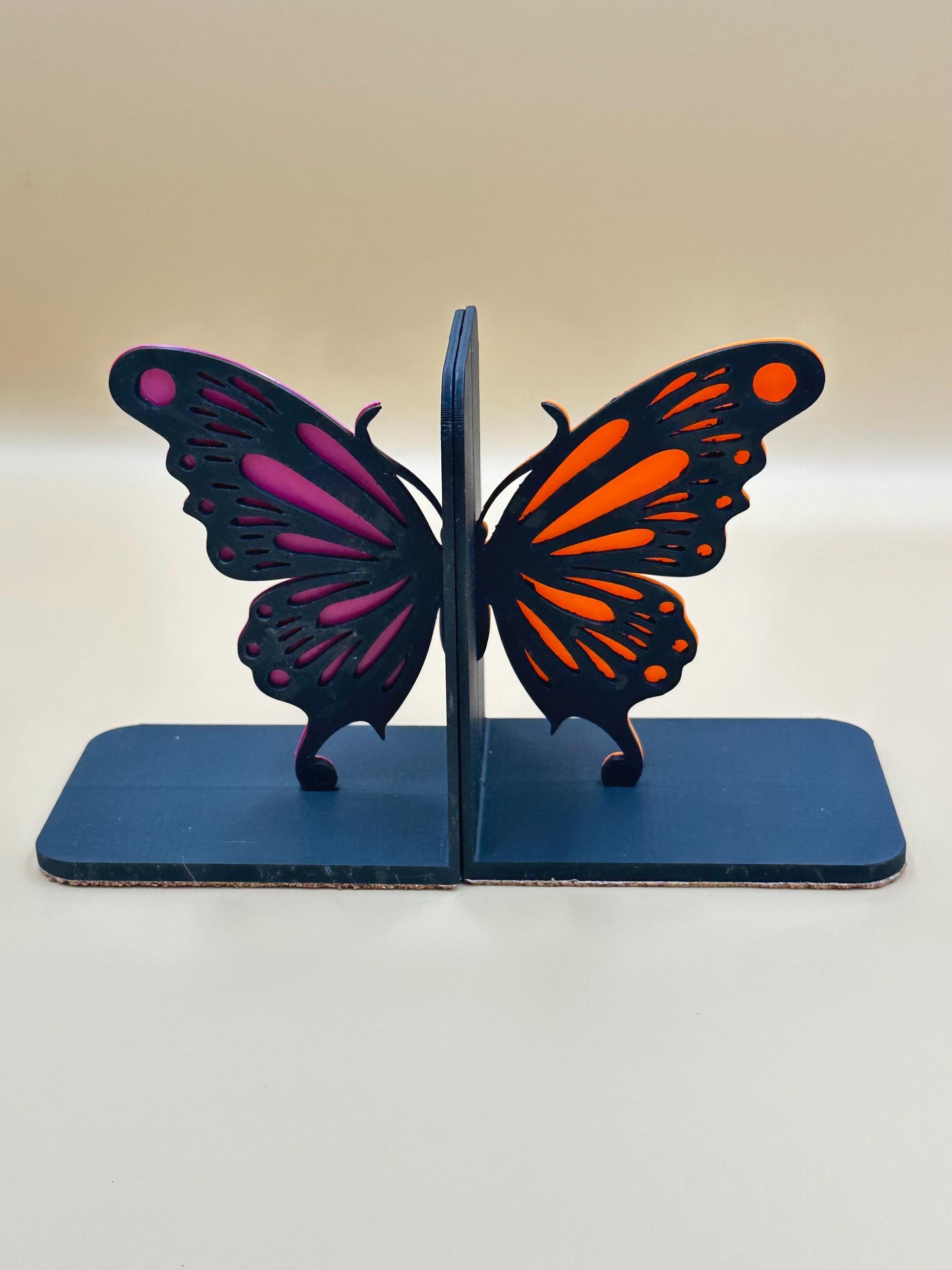 Personalized Butterfly Bookends - Choose Your Own Colors!