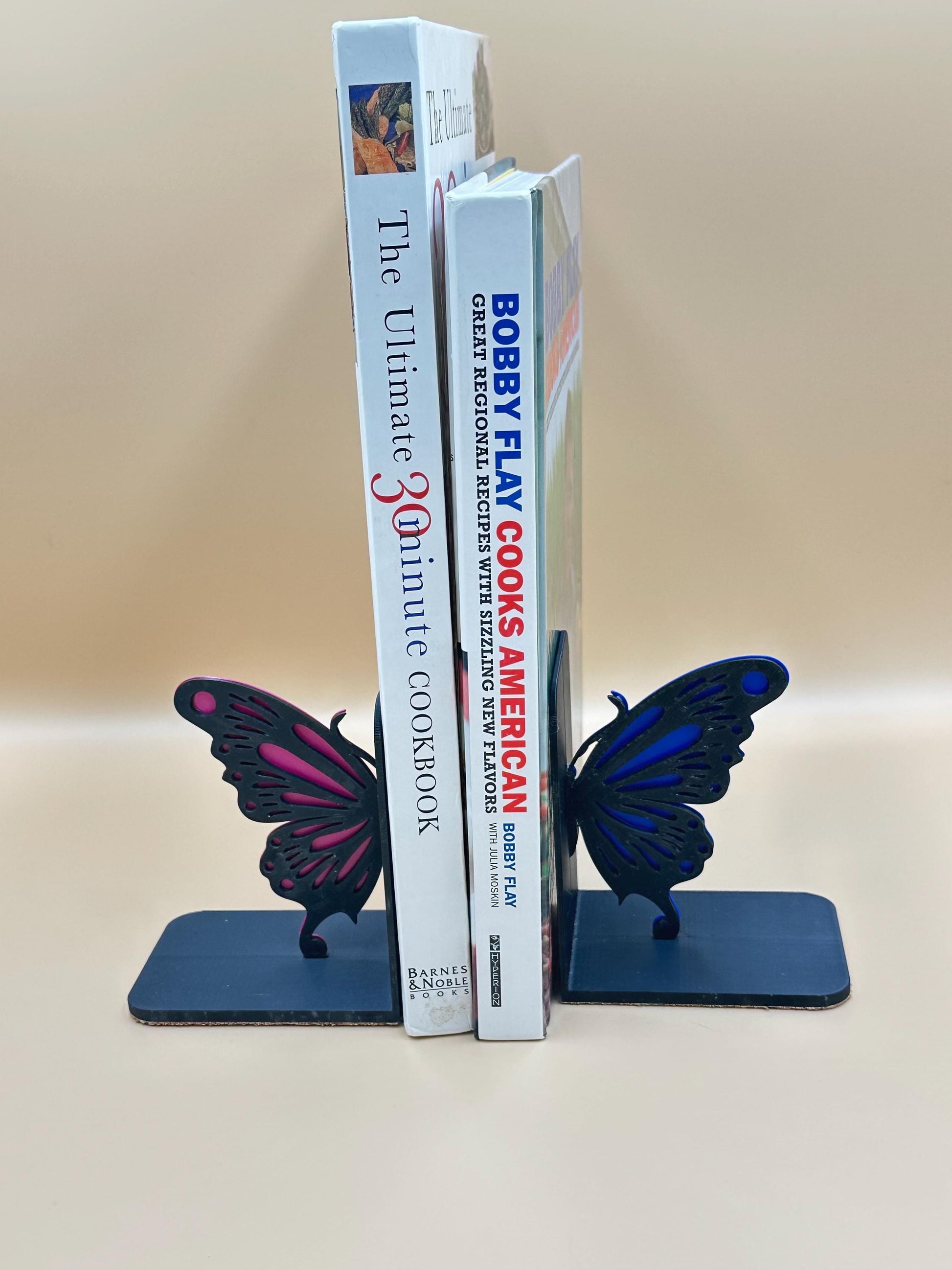 Personalized Butterfly Bookends - Choose Your Own Colors!