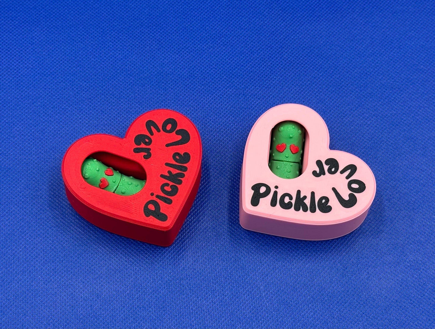 Pickle Lover Valentine Gift Set with Heart Shaped Box