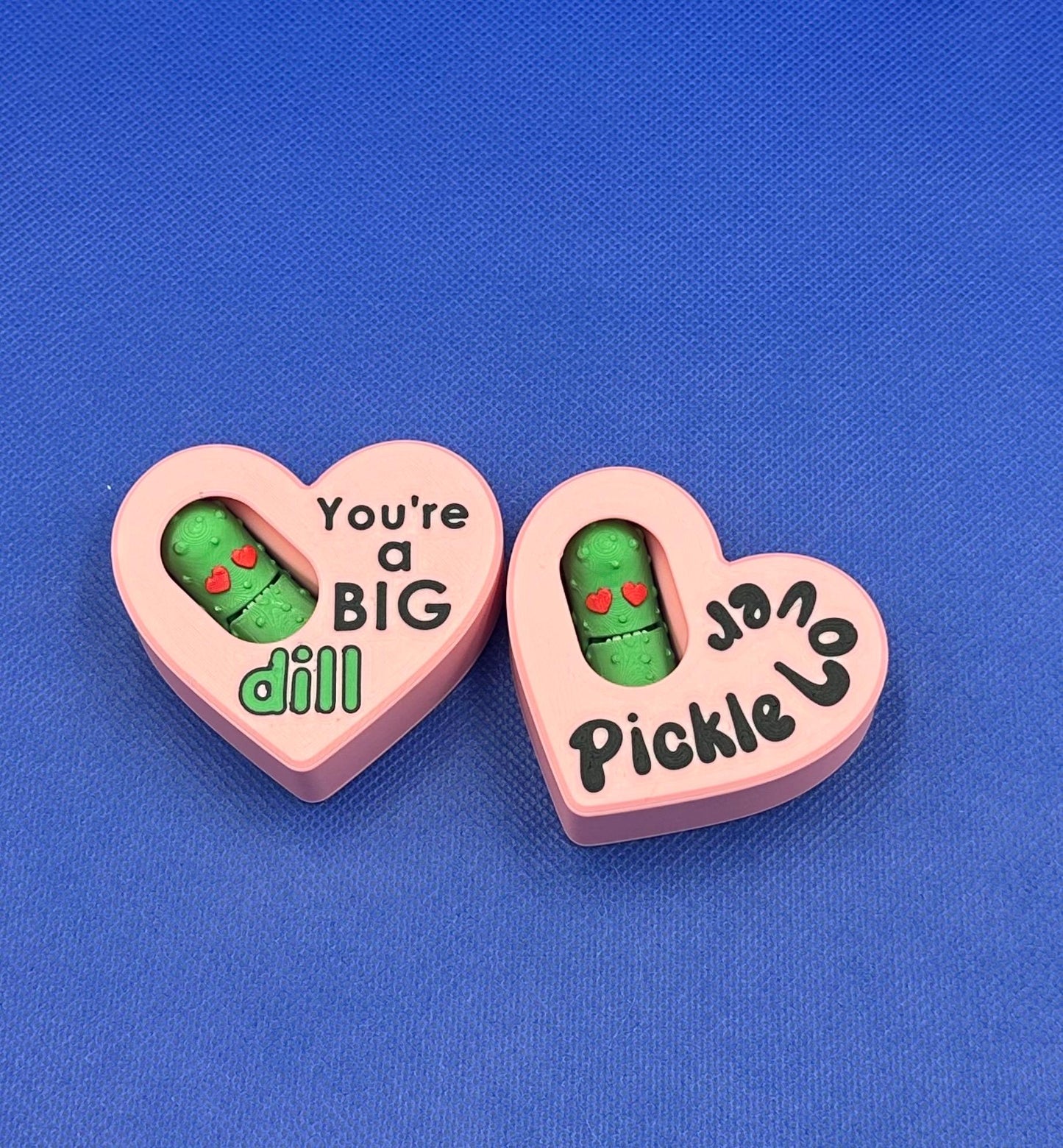 Pickle Lover Valentine Gift Set with Heart Shaped Box