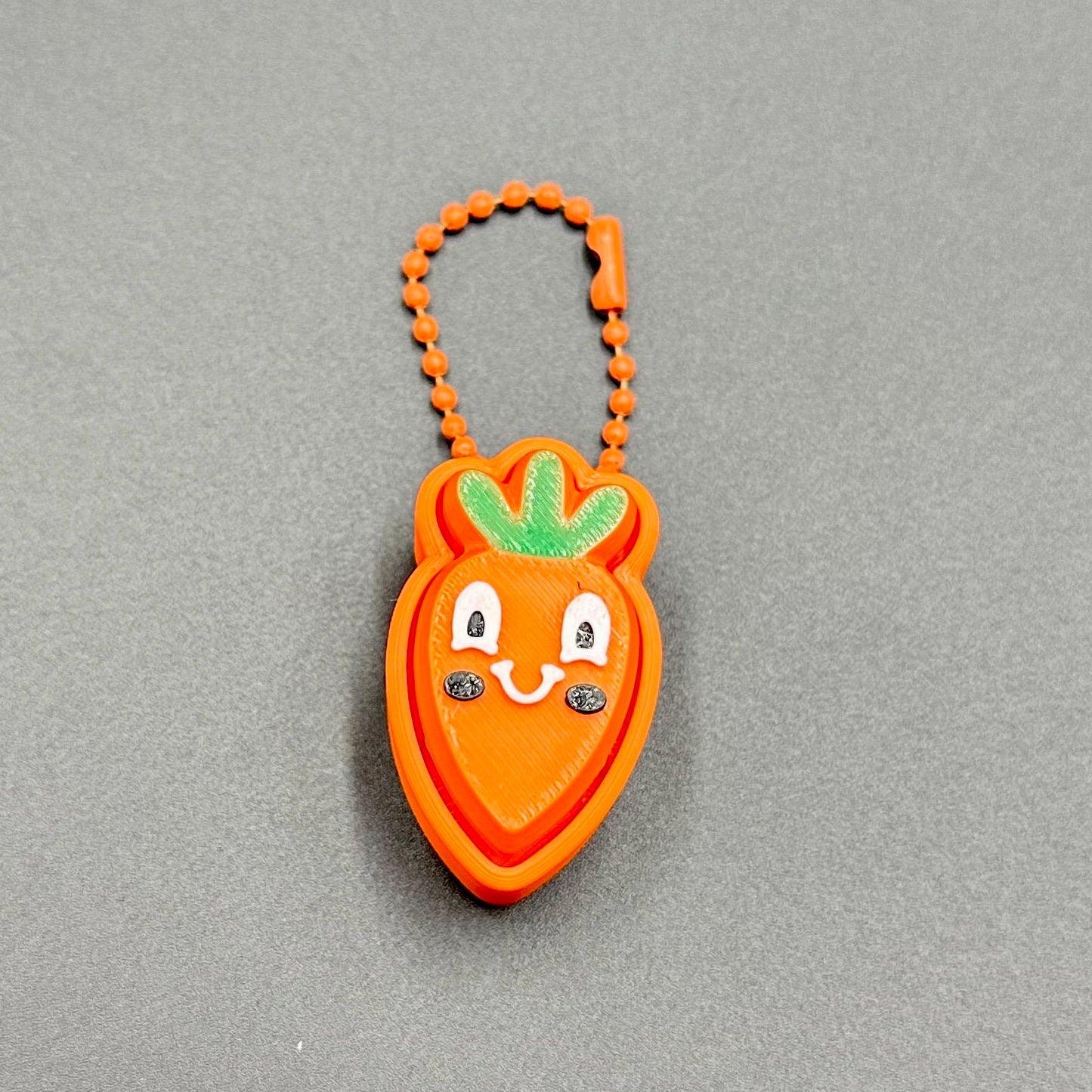 5 Pack Carrot Emoji Fidgets, Easter Clicker Toys for Stress Relief/Fun, Cute Sensory Massage, Kids & Adults Gifts