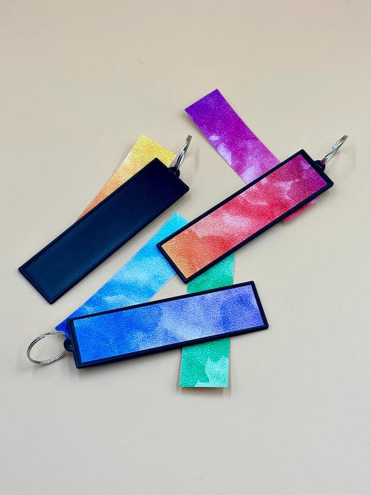 Calming Keychain for Stress Relief, Anxiety Support, Portable Worry Stone Fidget Accessory, Handmade Gift for Relaxation & Mindfulness