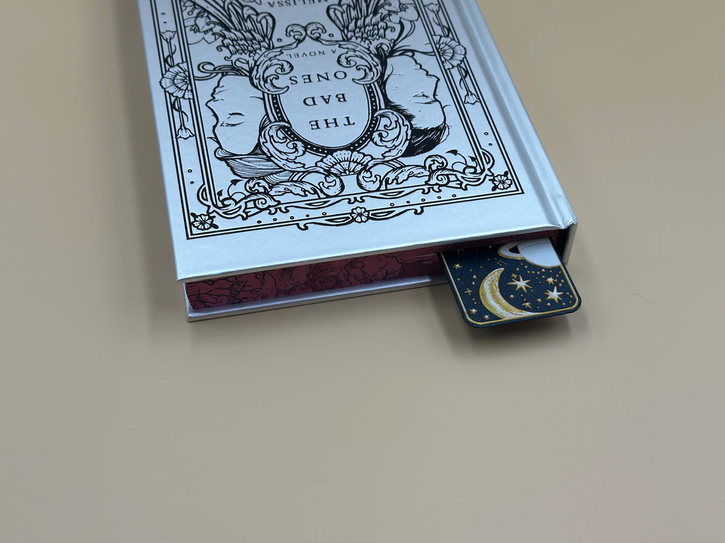 Celestial Bookmarks Set of 3 3D Printed Sun, Moon & Planets Space Galaxy Gifts for Book Lovers