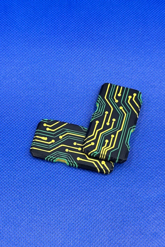 Circuit Board Inspired Magnetic Sliding Fidget | Premium EDC Magnetic Fidgets for Stress Relief & Focus