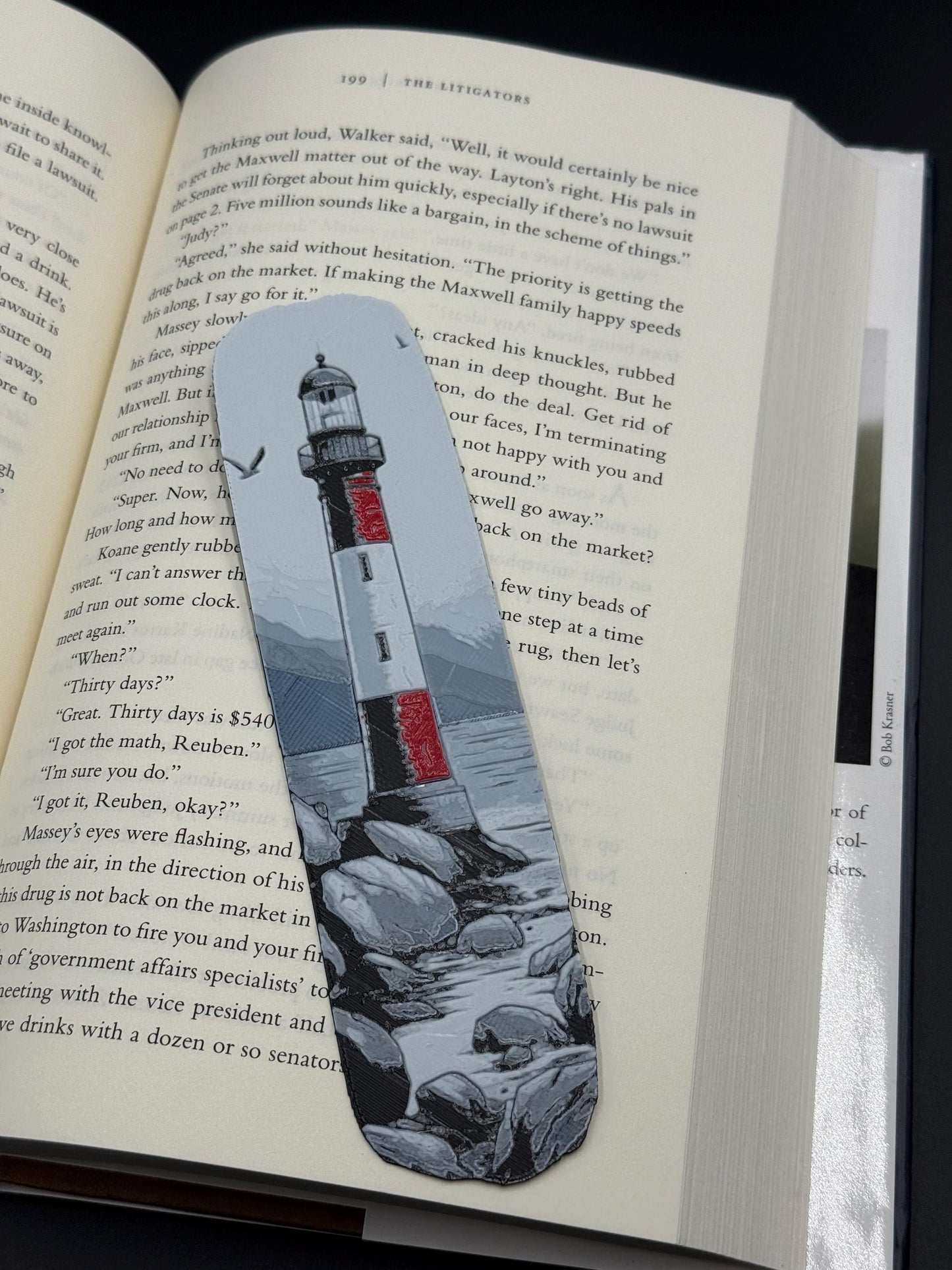 Lighthouse Bookmark Handmade Nautical Gift for Readers, Unique Coastal Book Accessory, Beach House Decor, Reading Companion—Set of 3