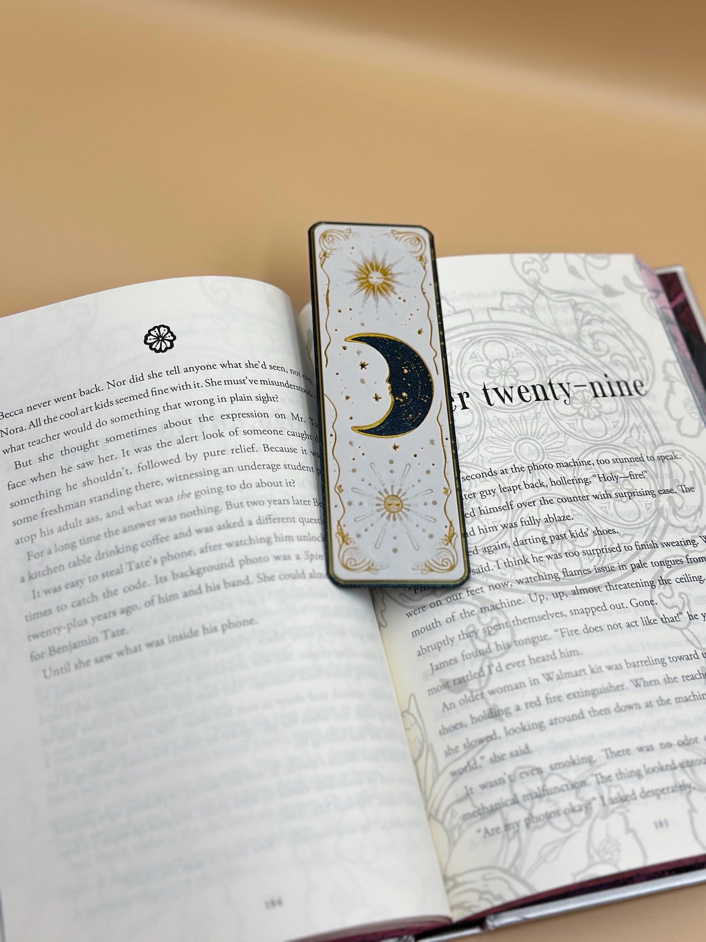 Celestial Bookmarks Set of 3 3D Printed Sun, Moon & Planets Space Galaxy Gifts for Book Lovers