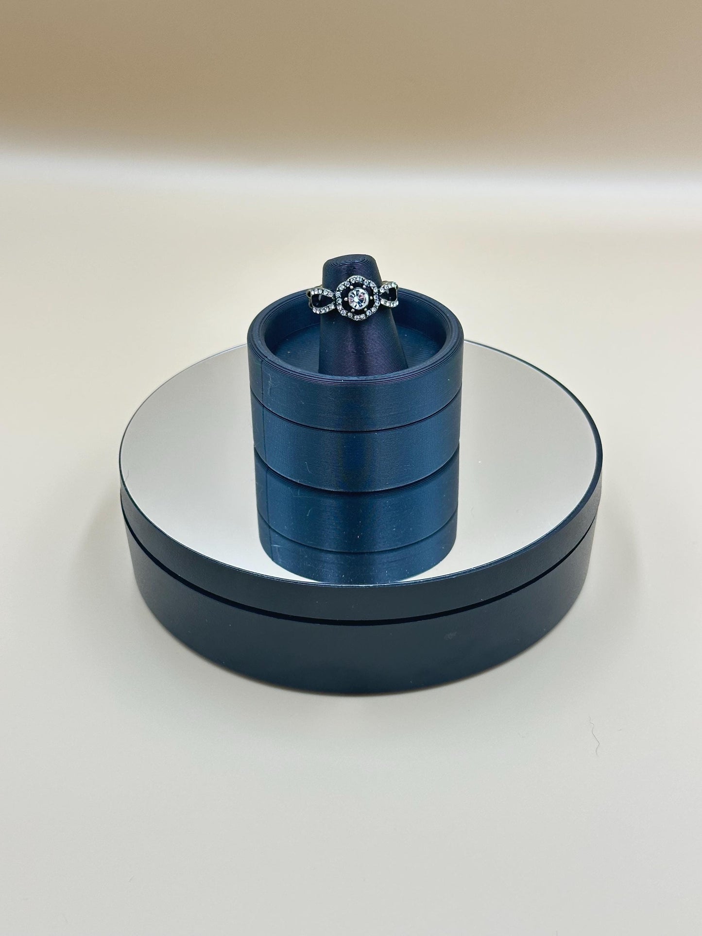 Ring Holder Stand for Jewelry - Simple Sleek Display Organizer & Storage for Rings, Gifts
