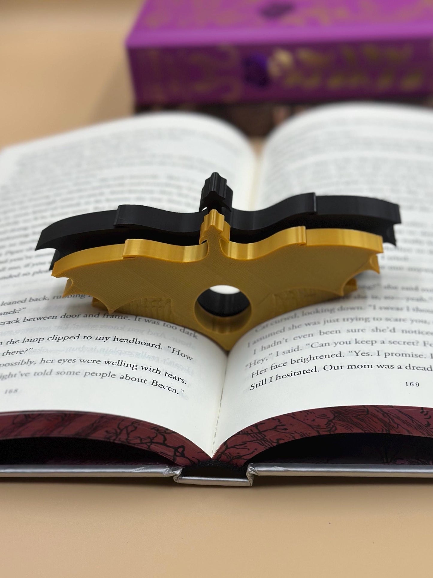 3D Printed Dragon Page Holder: Unique Book Accessory