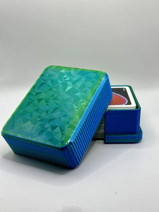 Trading Cards Holder for UNO & Card Games, Durable Organizer Box with Lid, Portable Card Storage Case for Game Night Accessories