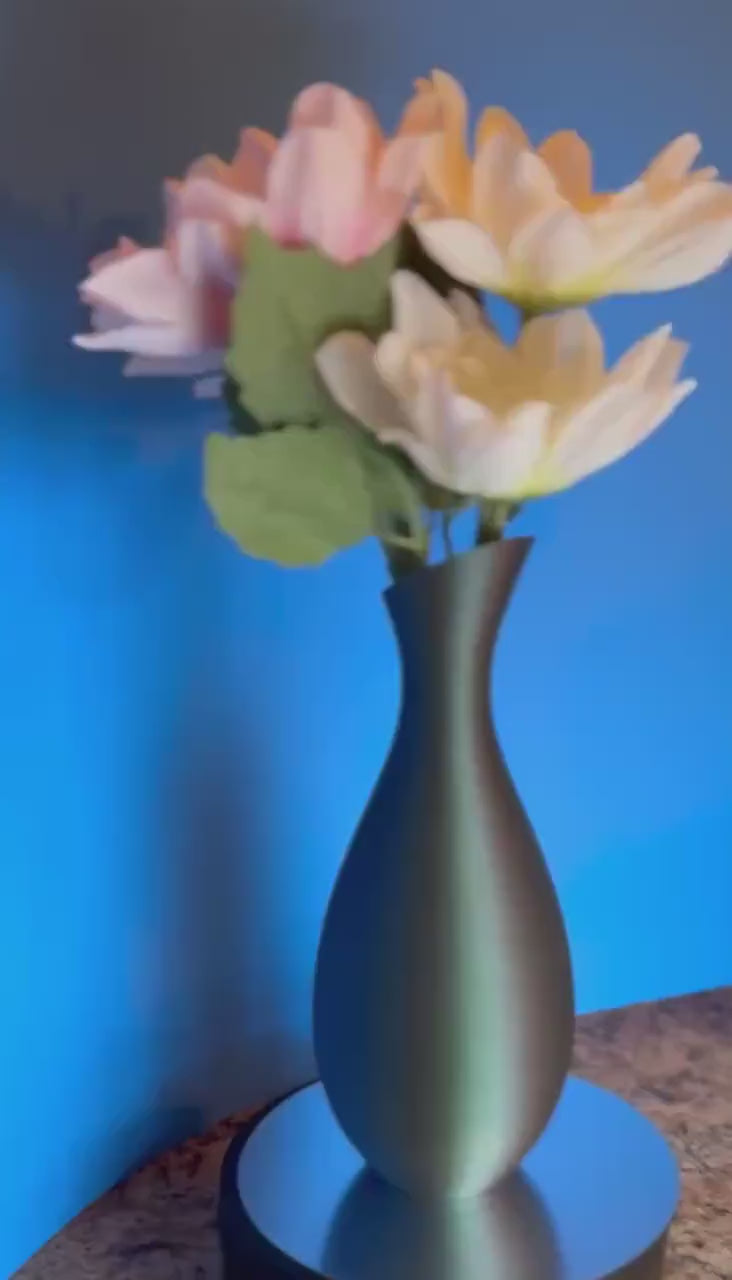 Sleek Minimalist Vase - Chic 3D Printed Home Accent