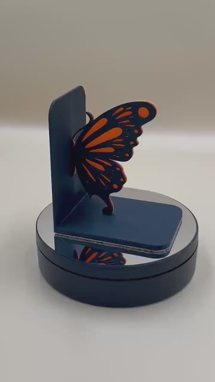 Personalized Butterfly Bookends - Choose Your Own Colors!